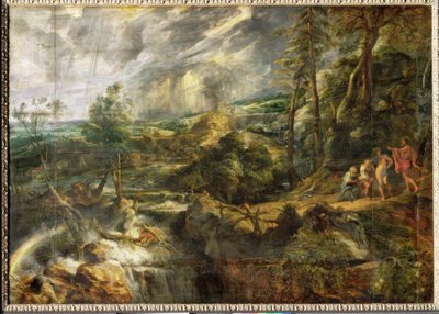 Landscape in a Thunderstorm by Peter Paul Rubens